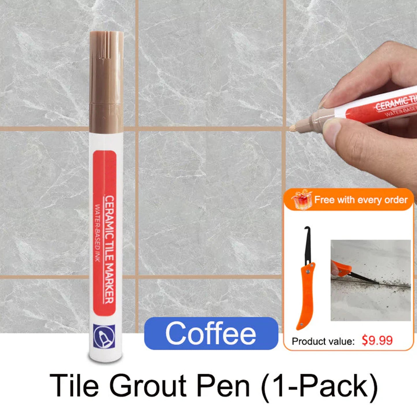 š„Anti-mould and waterproof joint pen for ceramic tiles