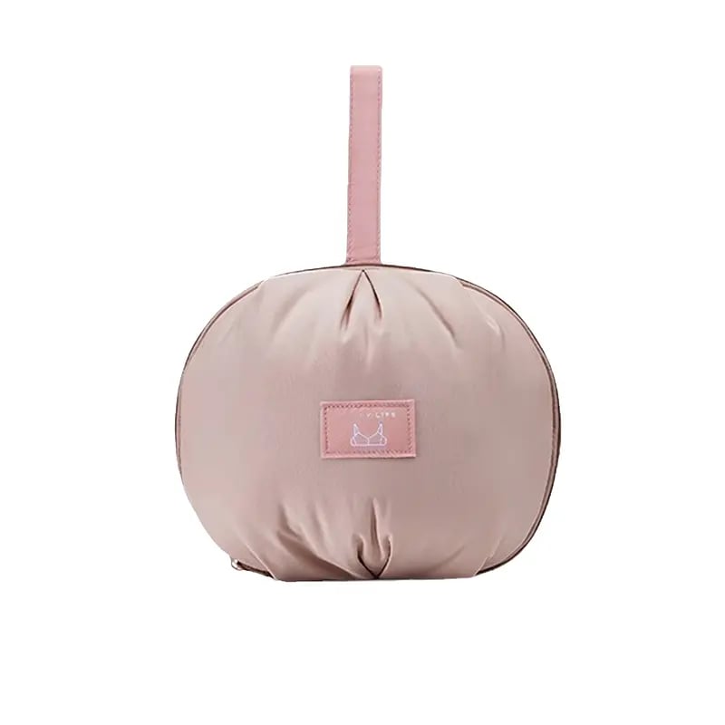 Women's Travel Underwear Packing Cube, Multi-Compartment Portable Luggage Organizer Bag for Lingerie, Bras and Accessories