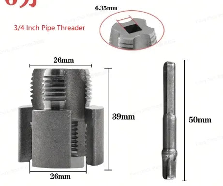 đ„Pipe Tapping and Threading Tool | Dual-Specification Compatible