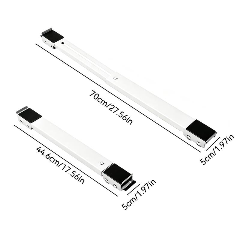 π₯2-Pack Adjustable Telescopic Heavy Duty Metal Frame Appliance Moving Dolly
