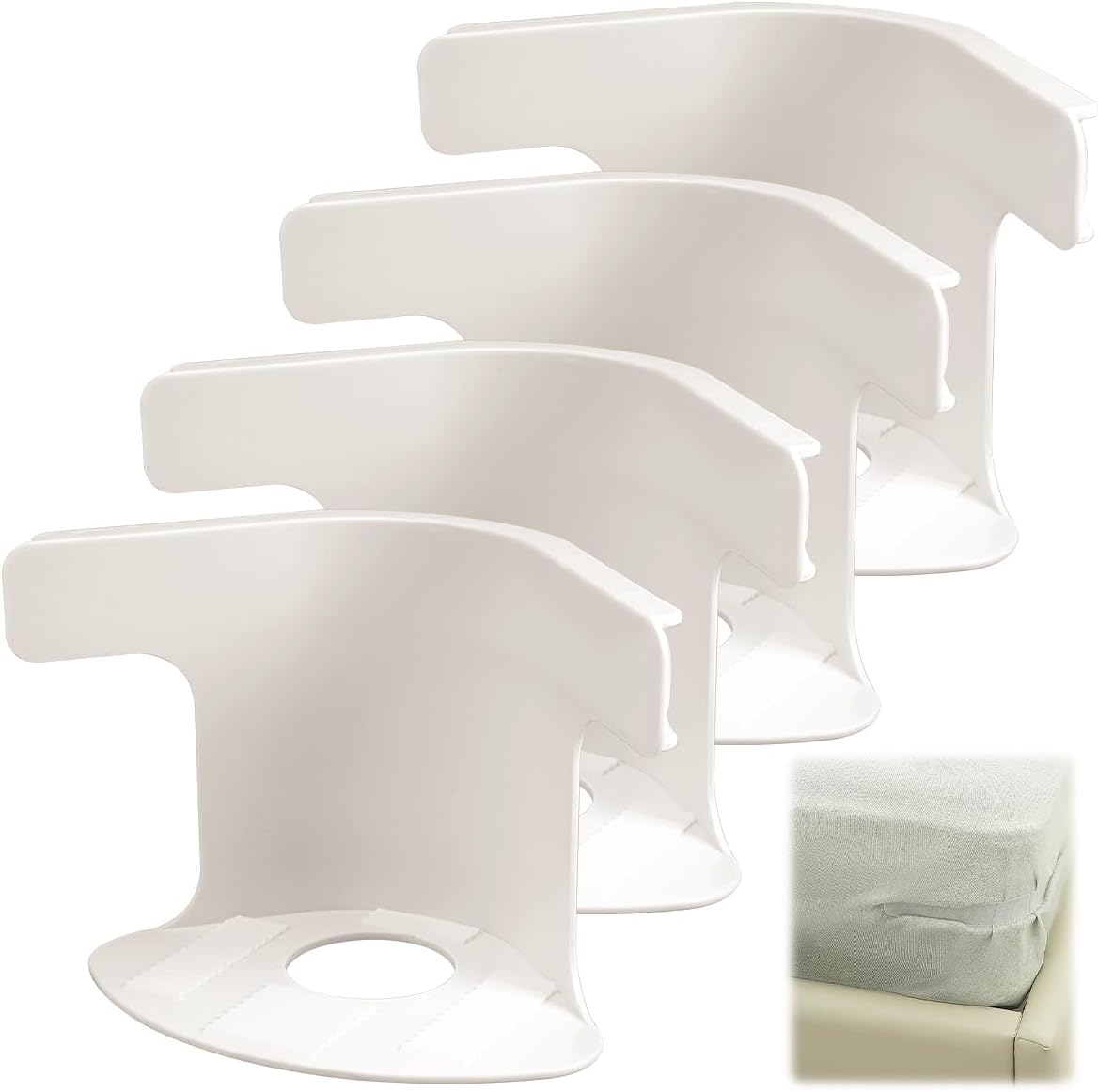4pcs Lock Sheet Holders, Bed Sheet Lock Clips