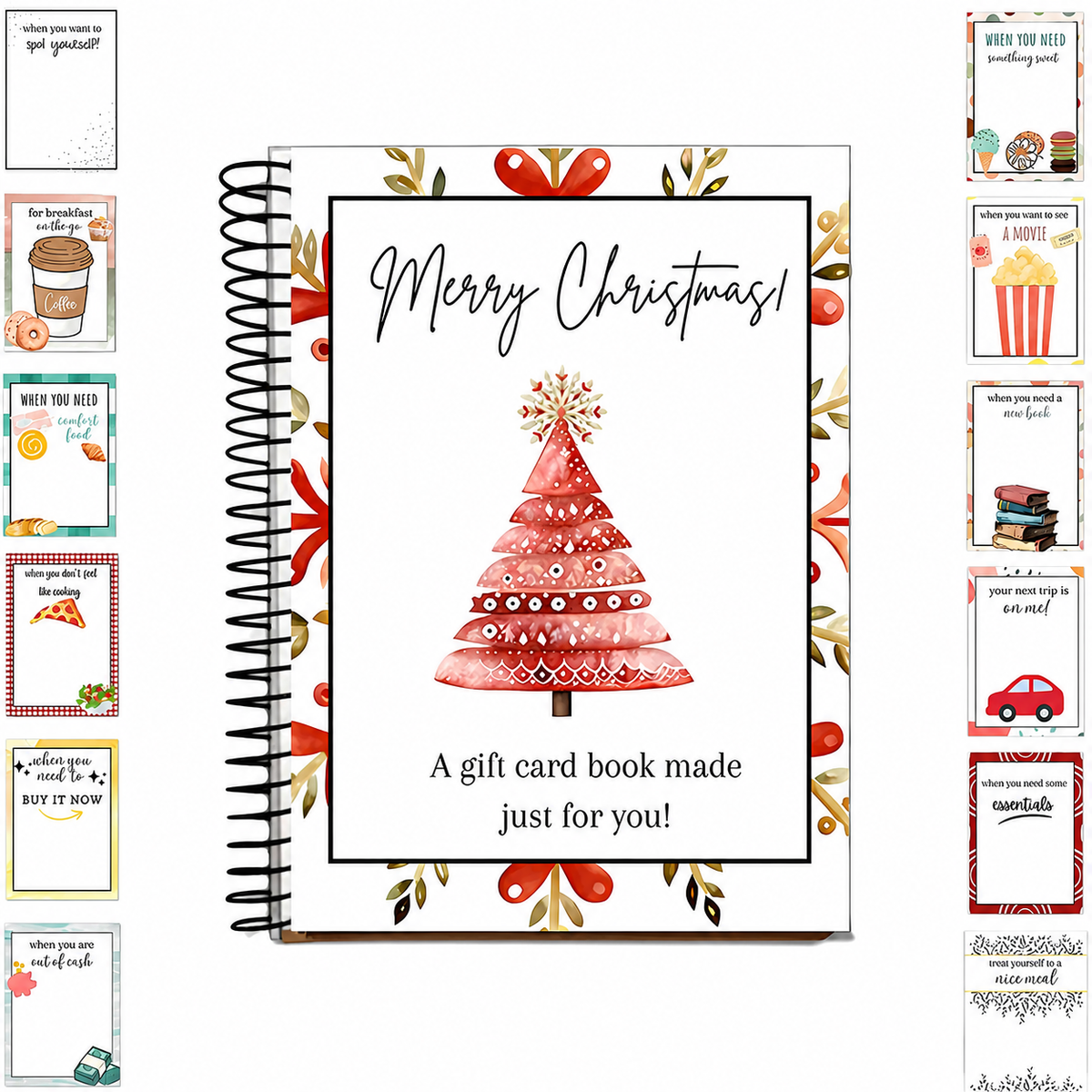 🎄Personalized Christmas Cash Holder Book – Creative Holiday Scavenger Hunt Gift 🎅