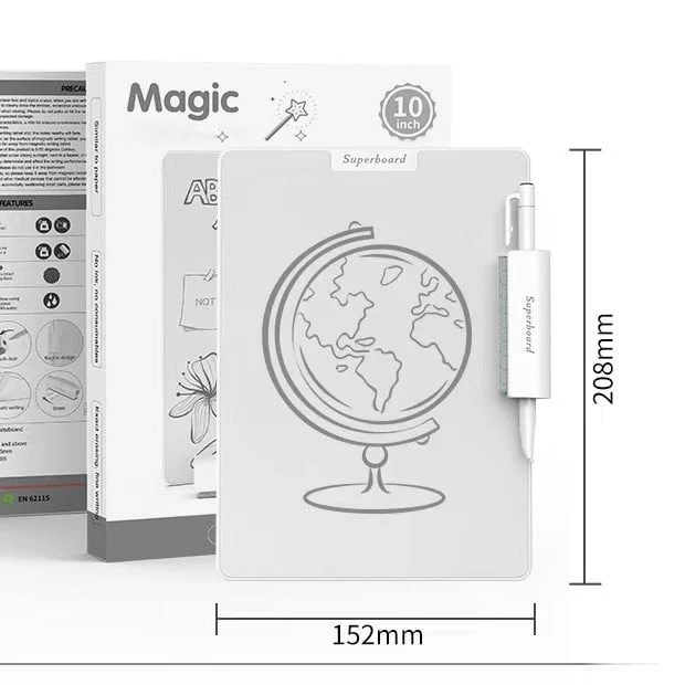 ✨ ✏️Reusable Magnetic Doodle Board | Ink-Free Paperless Writing Notepad