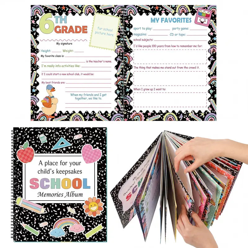 📚 All-Grade School Memory Album | Record Every Kid’s School Milestones🎓