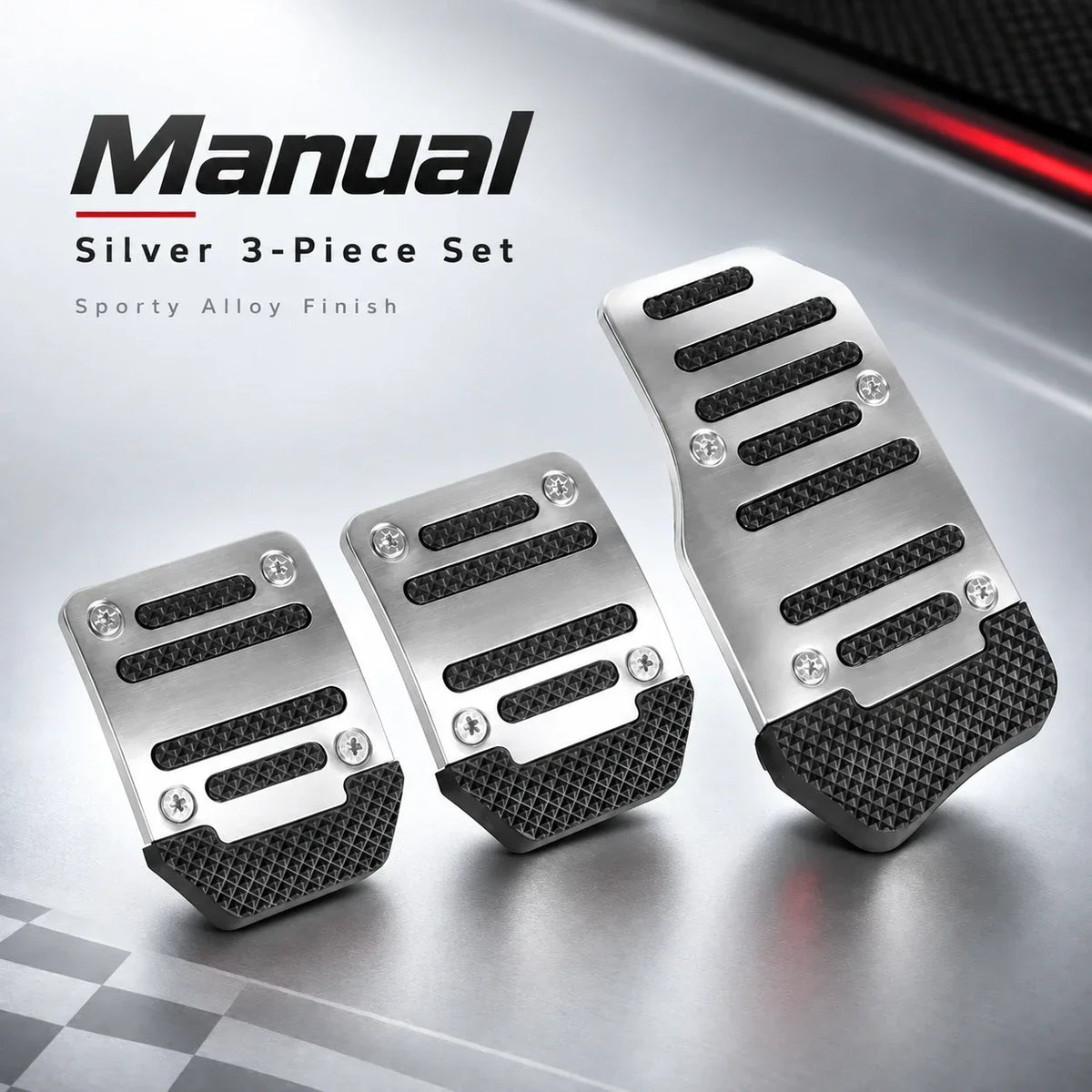 ๐ 2PCS Non-Slip Gas & Brake Pedal Covers