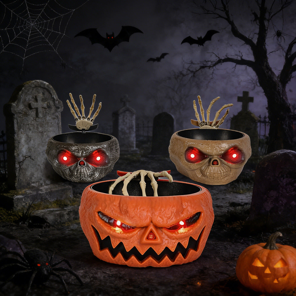 š Funny JumpāScare Pumpkin Candy Bowl For Trick-or-Treat Pranking š»