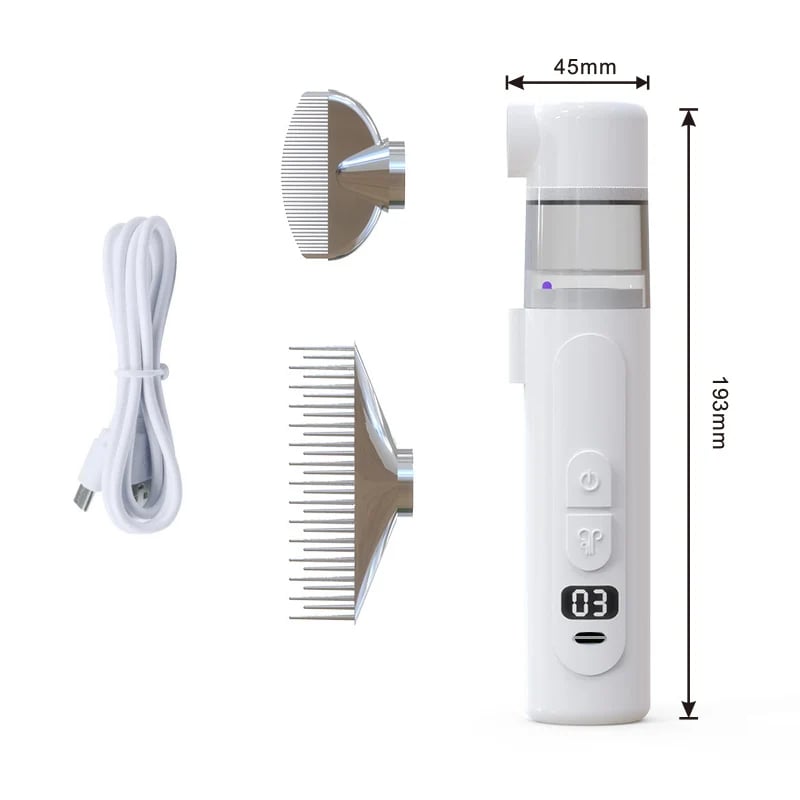 ⏰LIMITED TIME PRICE🔥Electric Pet Grooming Comb🐕Keep your furry friends away from mites, fleas and tangled fur!