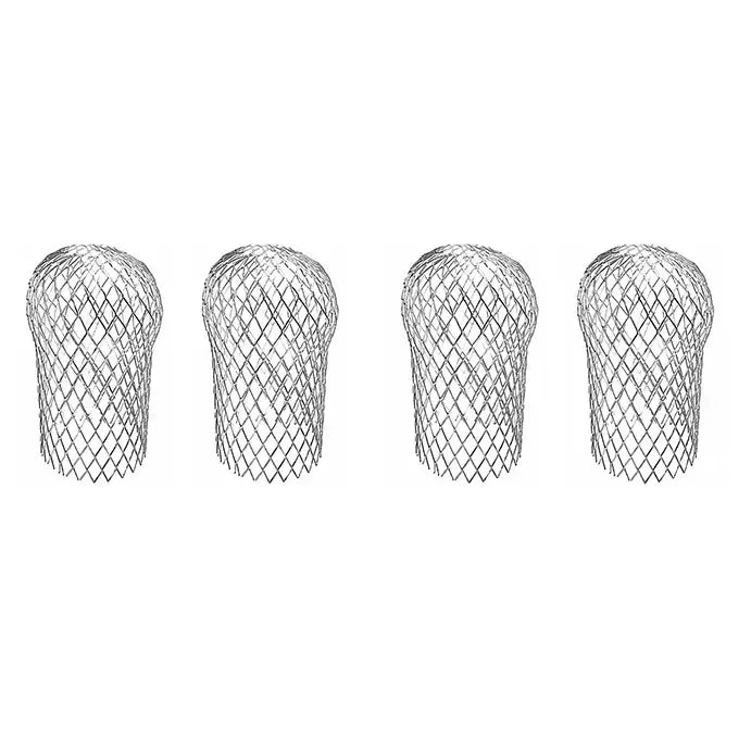 2PCS Aluminum Alloy Gutter Guard Filter, Roof Rain Gutter Downspout Strainer