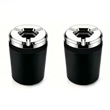 Rotating Sealed Lid Car Ashtray Odor Resistant Auto Cigarette Ashtray Fits Vehicle Cup Holder
