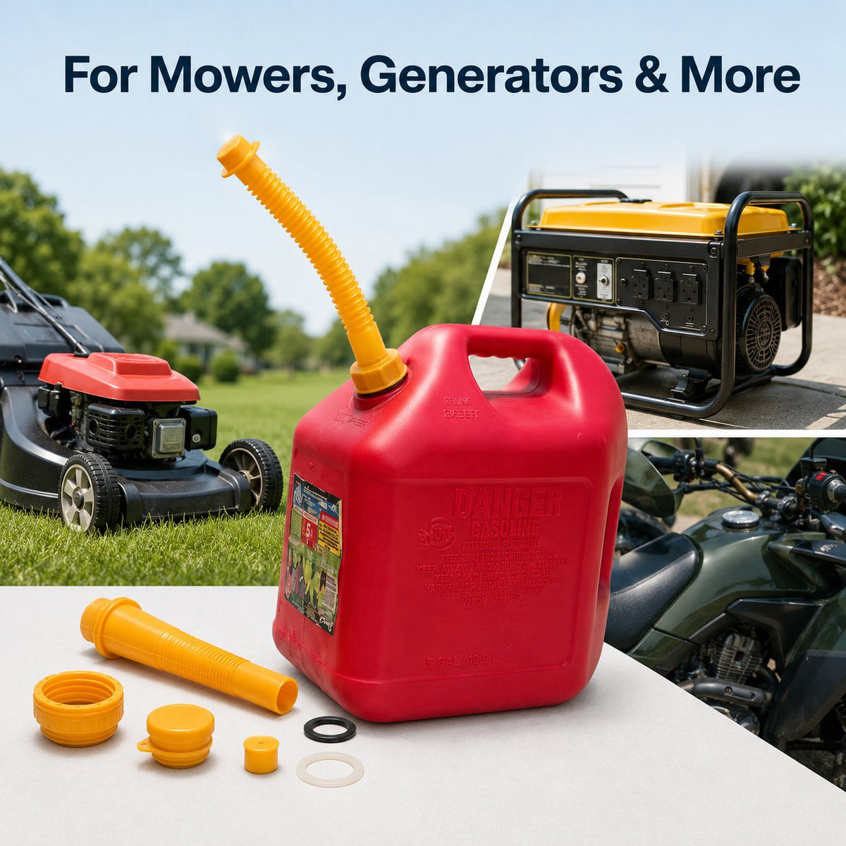 💥Buy One Free One💥 - Spill Less. Pour Better. Keep Your Old Gas Can Working.