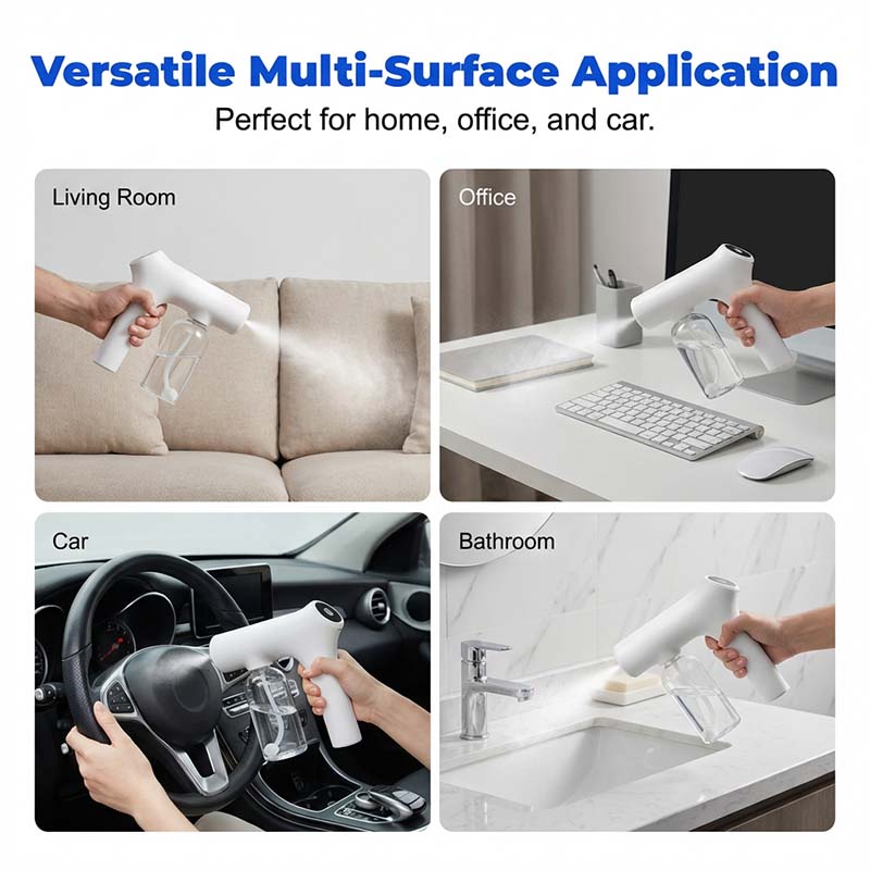 🦠50% OFF NOW! đźš« Cordless Nano Atomizer – Touchless Disinfecting, Blue Light – For Home, Office & Car đźŹ