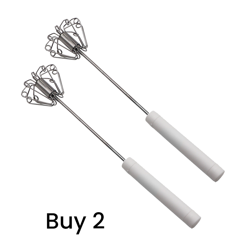 ⚡Buy 1 Get 1 Free⚡Semi-Automatic Rotary Egg Beater Push-Down Kitchen Whisk 🥚