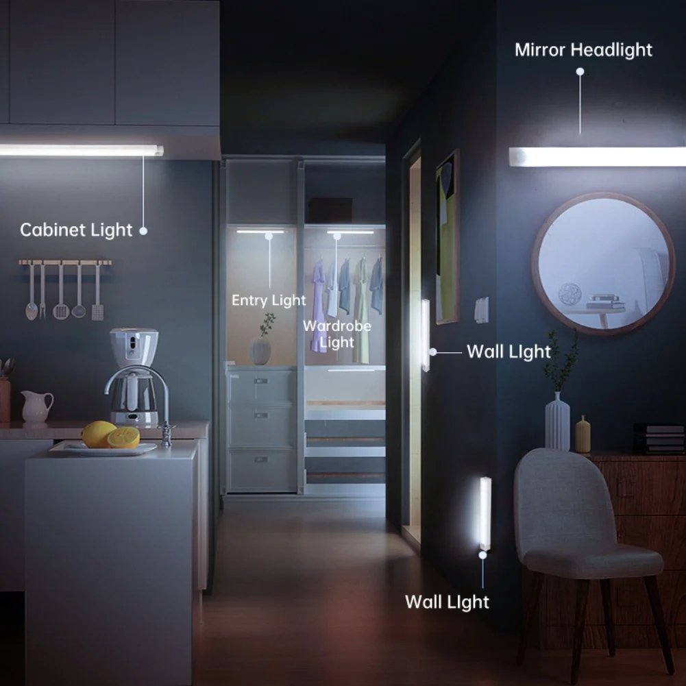 💡Punch-free Smart Sensor Magnetic Rechargeable LED Lights✈Fast Worldwide Shipping
