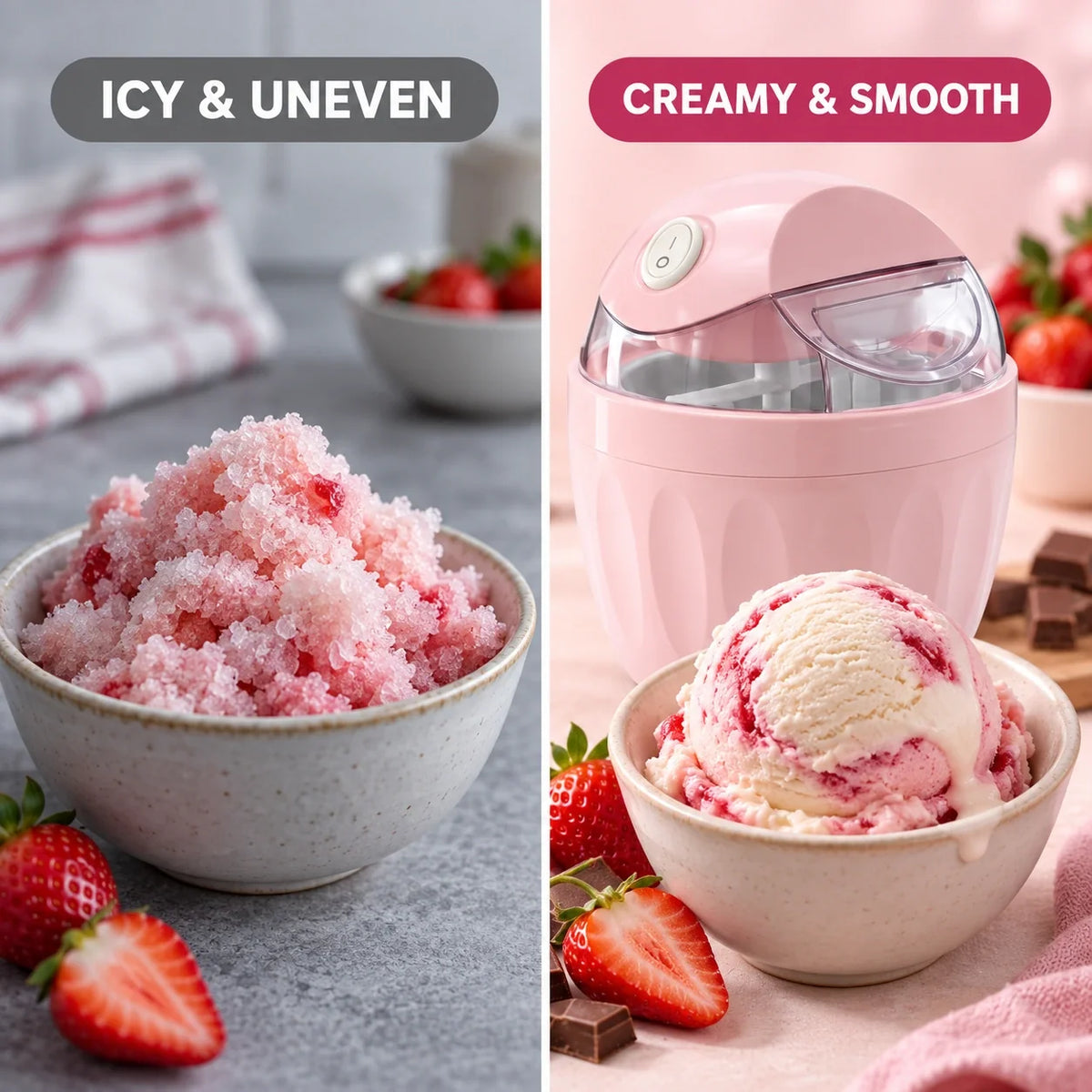 Ice Cream Maker - Turn everyday ingredients into rich, creamy homemade ice cream