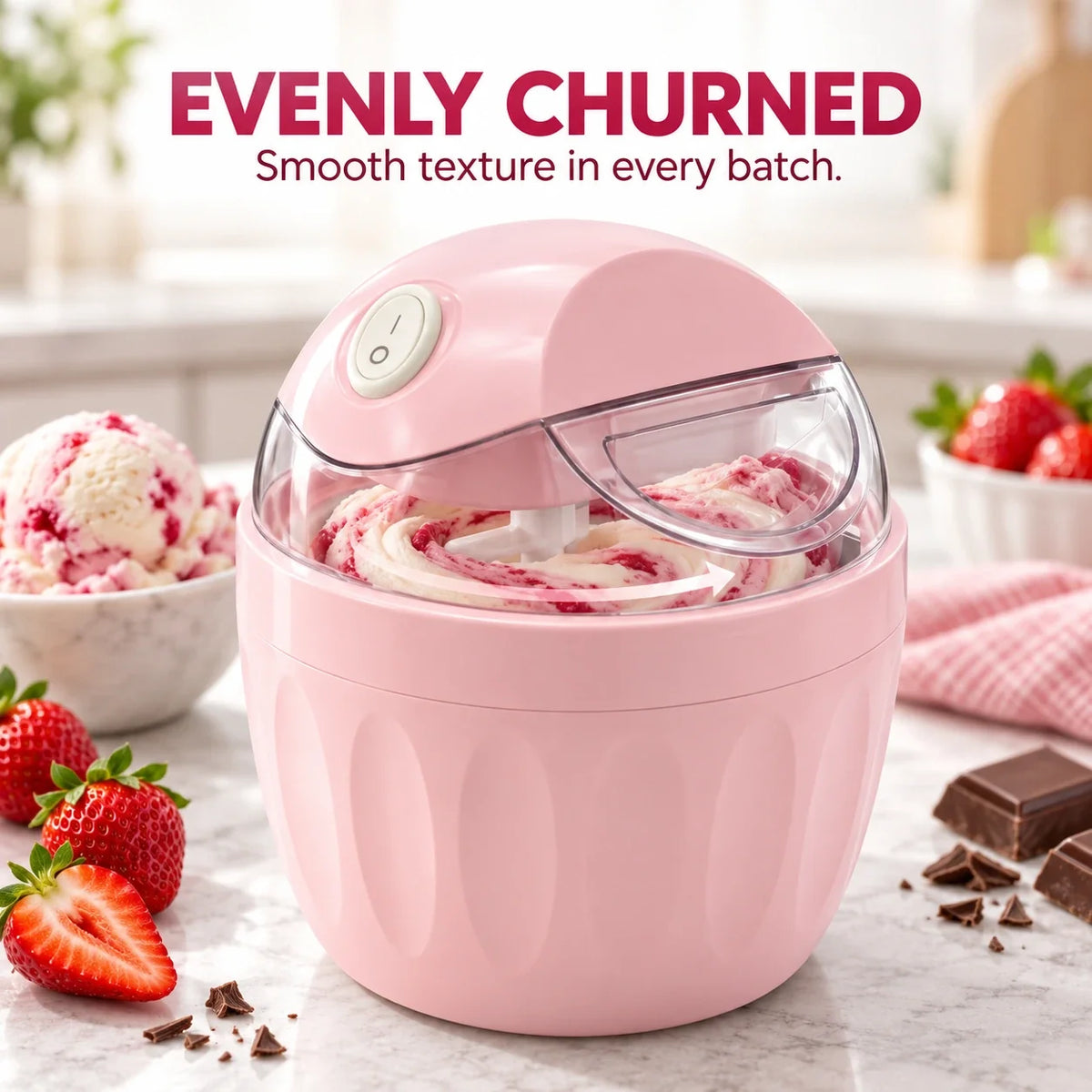 Ice Cream Maker - Turn everyday ingredients into rich, creamy homemade ice cream