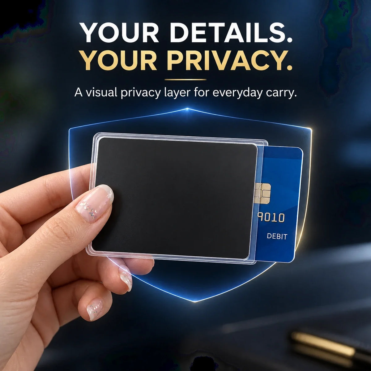 Side-View Privacy Card Sleeve - Protect your personal privacy