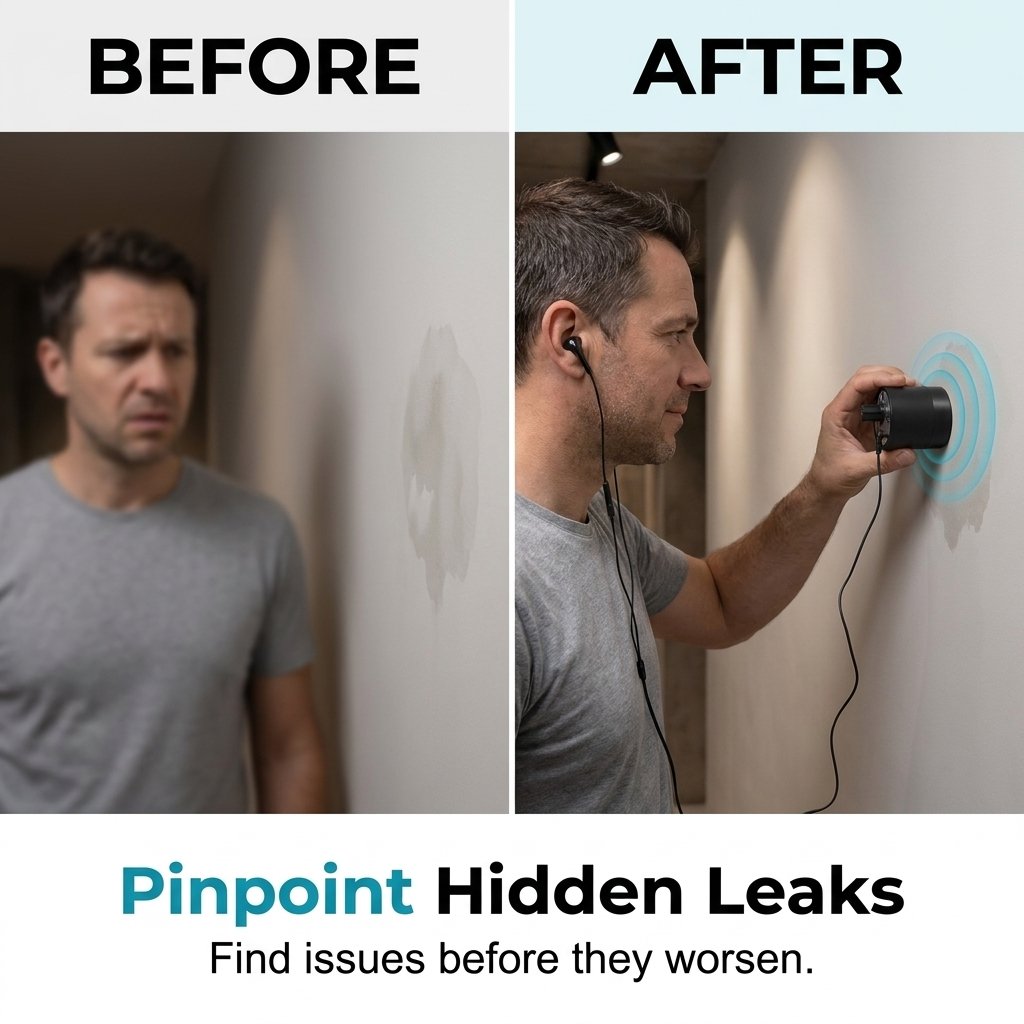 💯💦 Water Leak Detector 🔍 - Hear & Fix Hidden Water Leaks Before They Cost You Thousands! 💸🚫