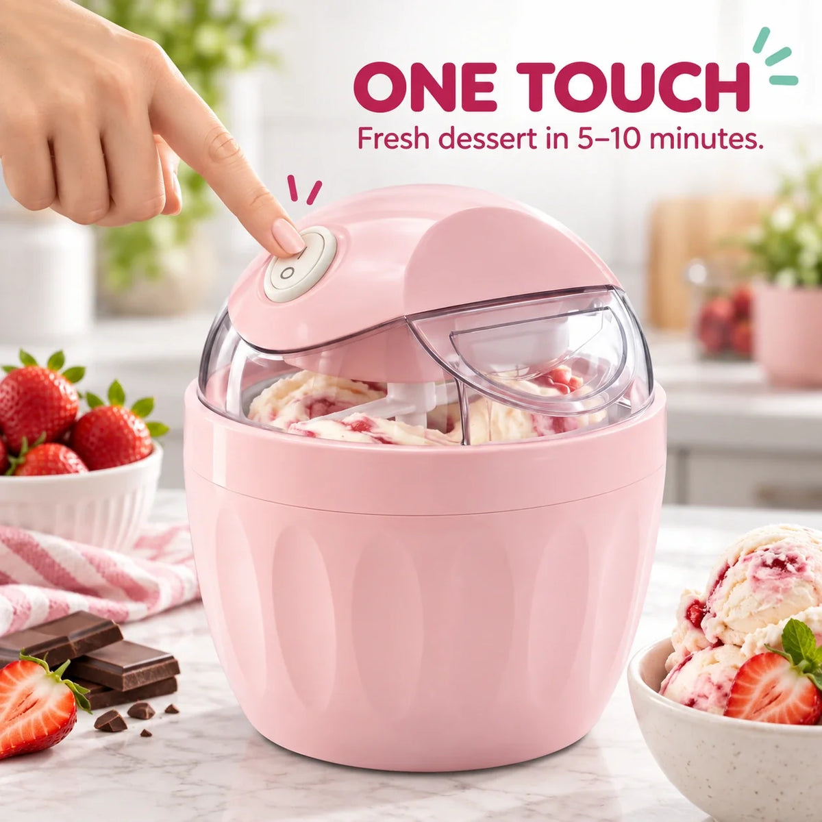Ice Cream Maker - Turn everyday ingredients into rich, creamy homemade ice cream