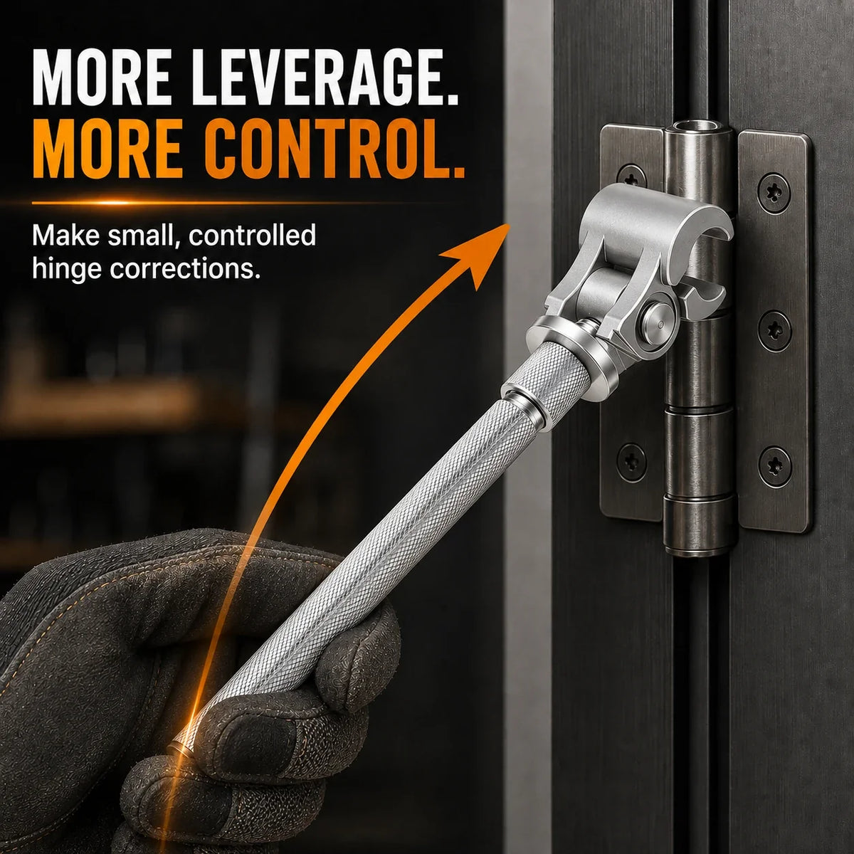Adjustable Door Hinge Alignment Tool – No-Removal Gap & Sagging Door Adjuster
