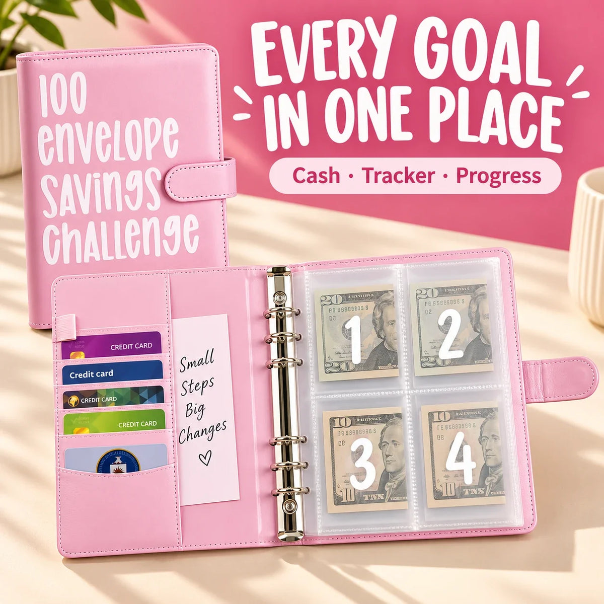 $5,050 Savings Challenge Binder