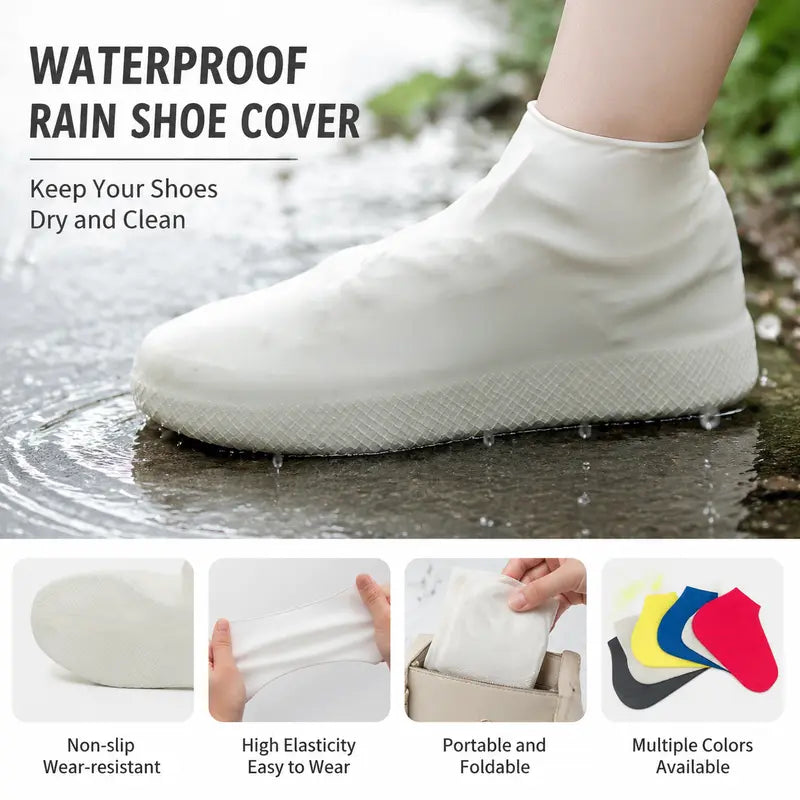 Waterproof Anti-slip Thickened Wear-resistant Stretchy Shoe Covers👟