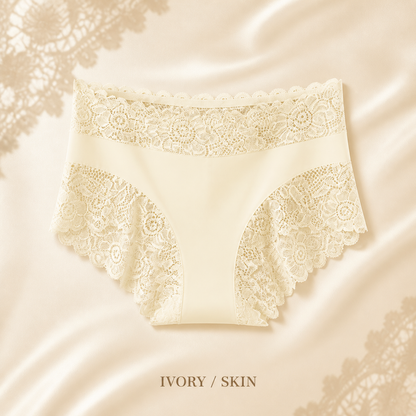 Silky Smooth & Sexy Lace Mid-Waist Panties