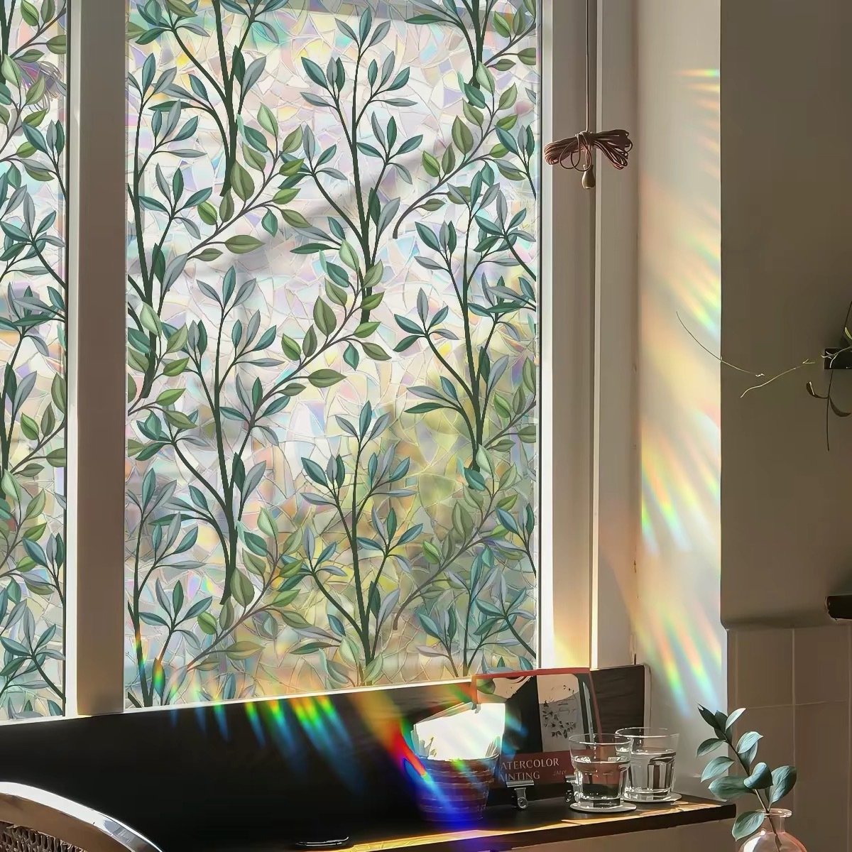 🌸 Floral Static Cling Window Sticker