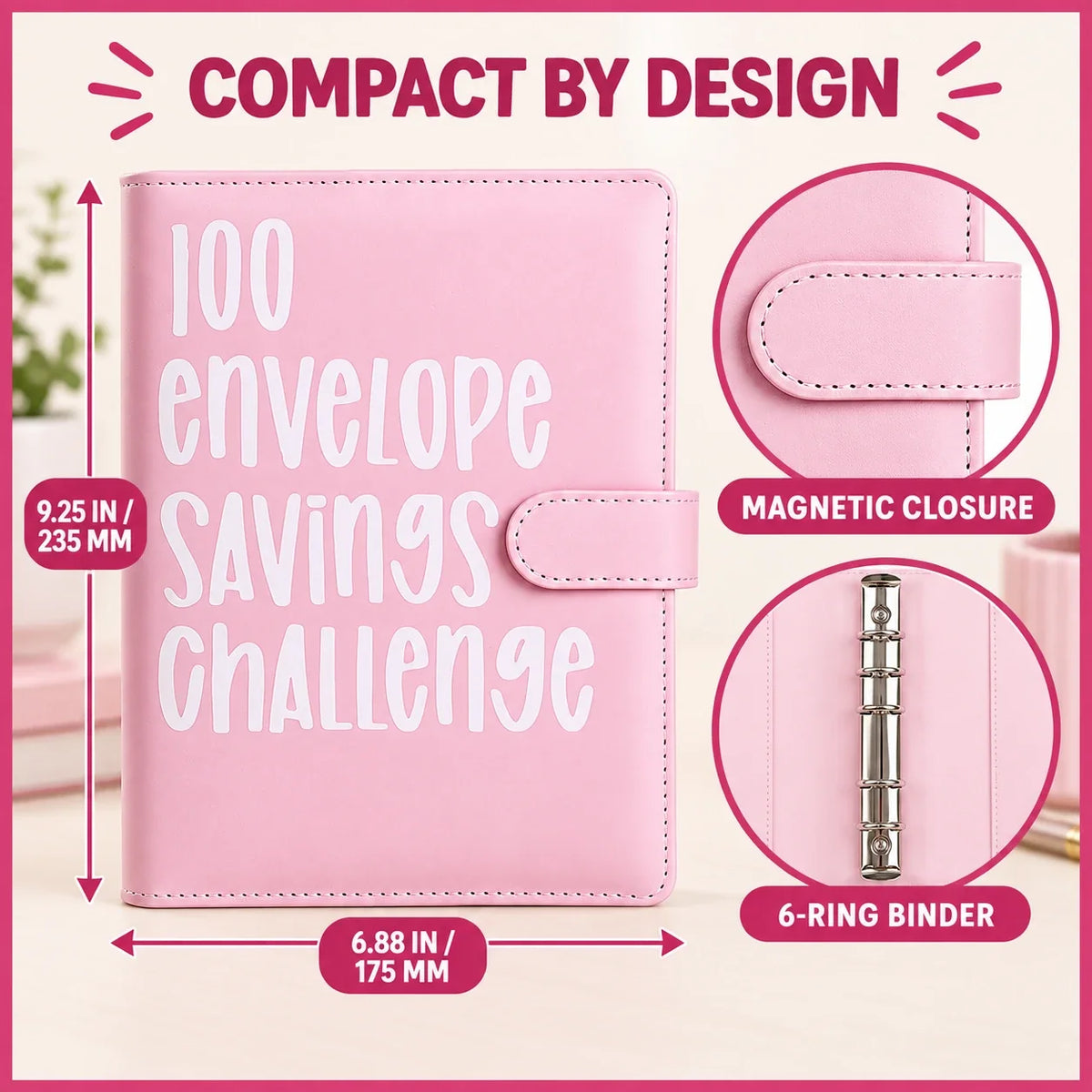 $5,050 Savings Challenge Binder