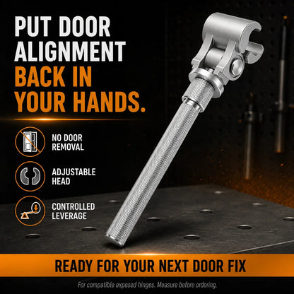 Adjustable Door Hinge Alignment Tool – No-Removal Gap & Sagging Door Adjuster