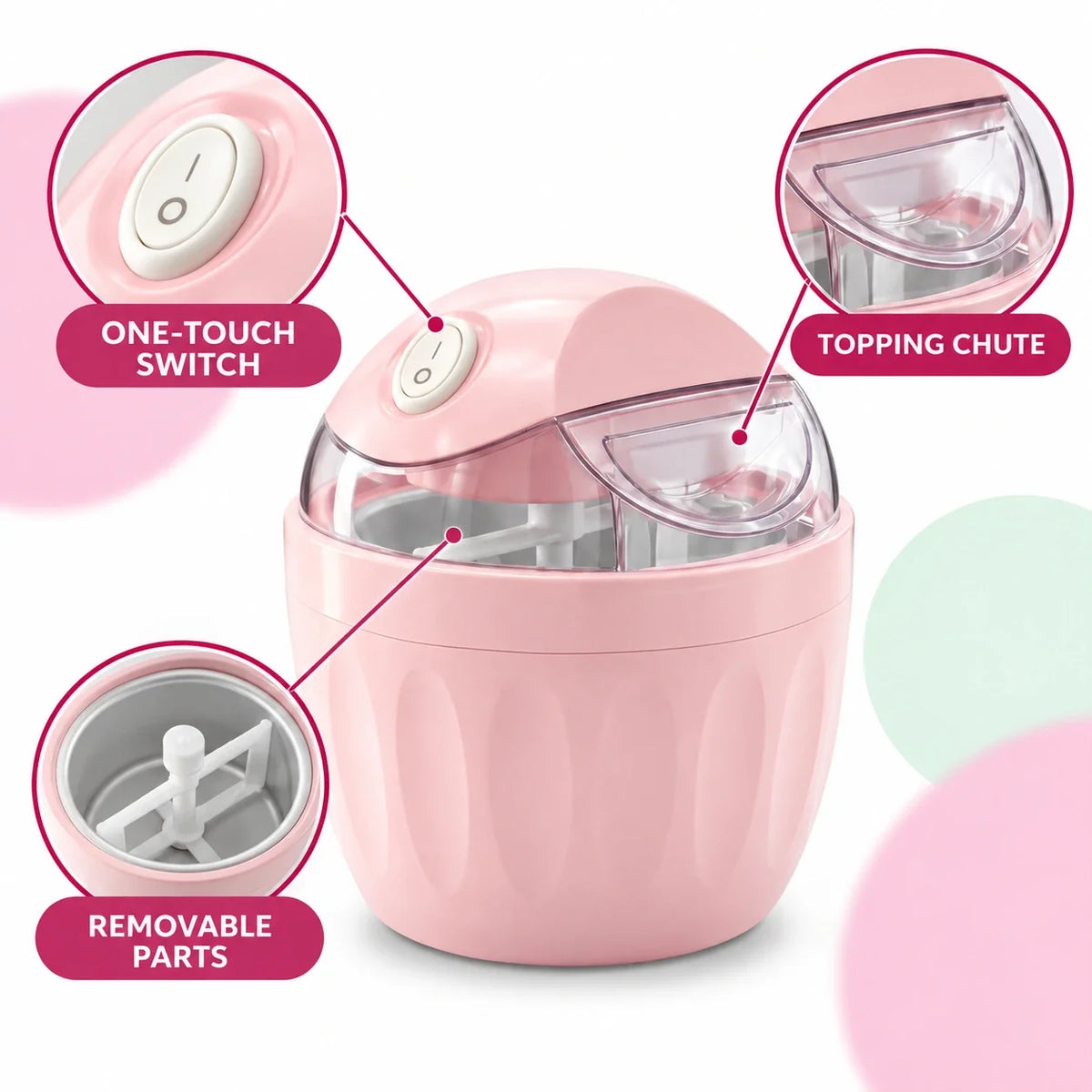 Ice Cream Maker - Turn everyday ingredients into rich, creamy homemade ice cream