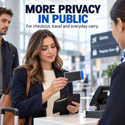 Side-View Privacy Card Sleeve - Protect your personal privacy
