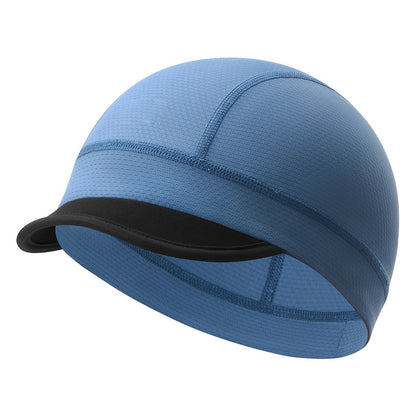 Quick-Dry Breathable Helmet Liner Sun Visor Skull Cycling Cap