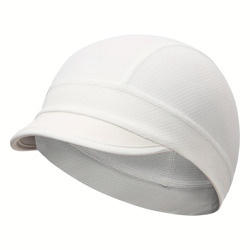 Quick-Dry Breathable Helmet Liner Sun Visor Skull Cycling Cap