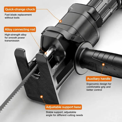 🔧1 Count Reciprocating Saw Attachment for Drill