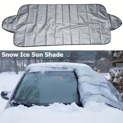 🚗Limited Time Promotion 50% OFF ✨ 4-Layer Magnetic Windshield Car Cover - Thermal Insulation & Frost Protection with Easy Installation ❄️🔗