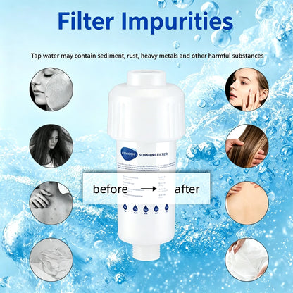 🎁Universal Household Water Filter With Chlorine Reduction & Replaceable Ceramic Cartridge