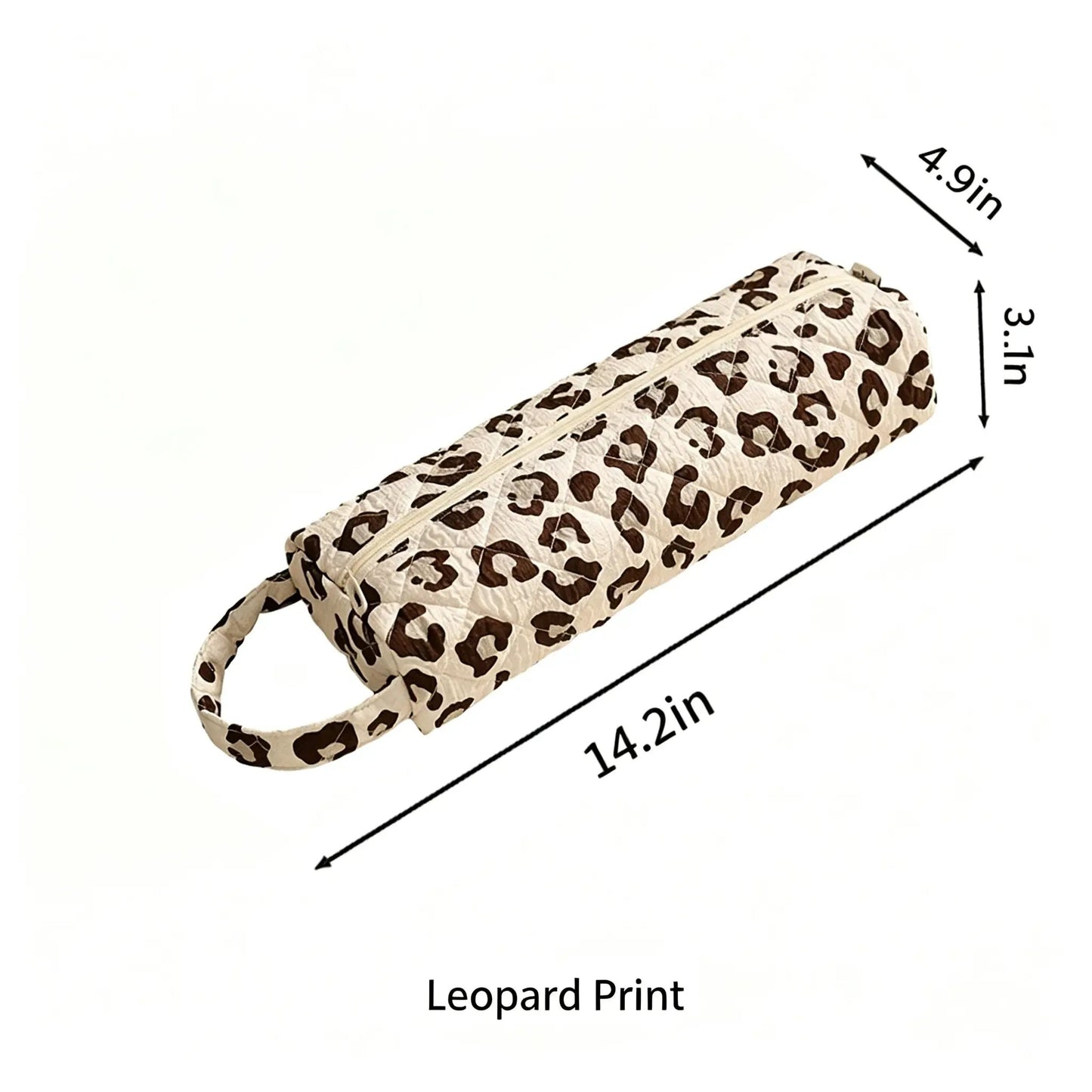🎒Quilted Multi‑Purpose Storage Bag, Portable Zipper Cosmetic Makeup Pouch with Handle