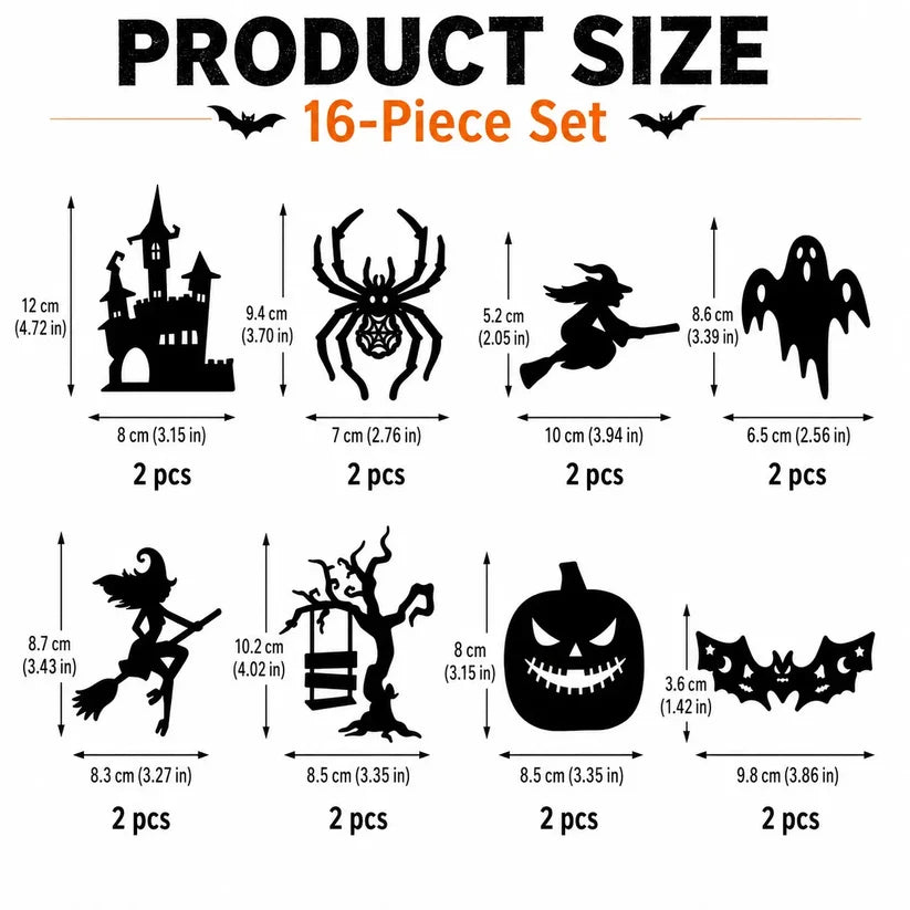 🔥2026 HOT SALE!! Halloween Glow in Dark Wall Stickers👻