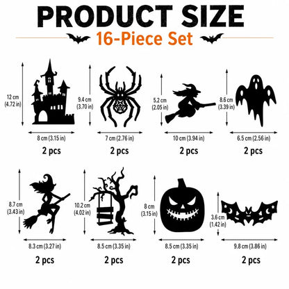 🔥2026 HOT SALE!! Halloween Glow in Dark Wall Stickers👻