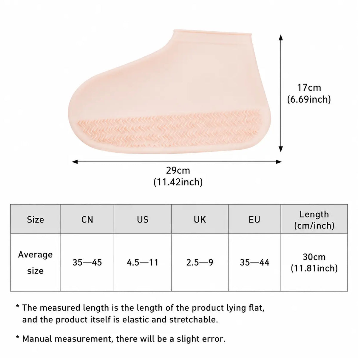 Waterproof Anti-slip Thickened Wear-resistant Stretchy Shoe Covers👟