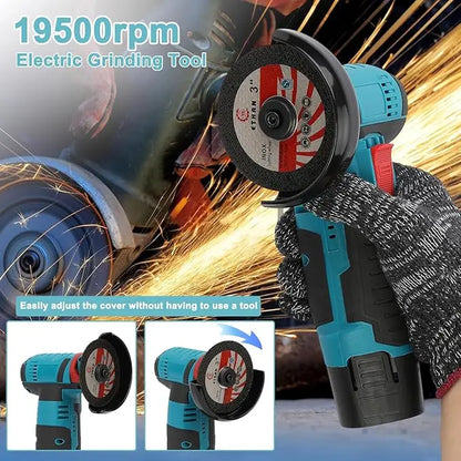 12V Cordless Mini Angle Grinder Kit