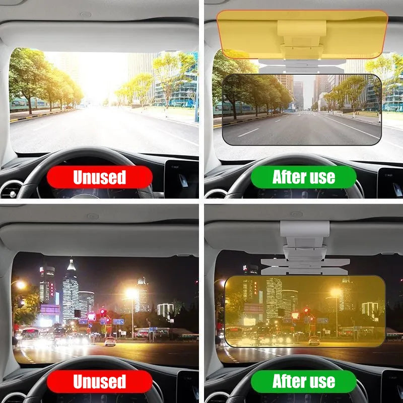 🚗 Universal Polarized Car Sun Visor Extender - Anti-Glare Driving Shield