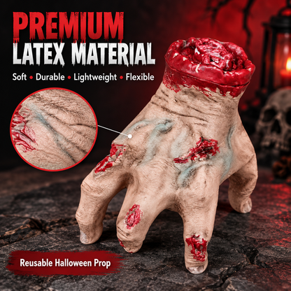 🎃Crawling Severed Hand Prop | Sound Activated Halloween Horror Decor👻