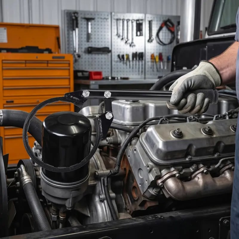 🔧 Heavy-Duty Truck Air Dryer Wrench | Chrome-Vanadium Steel Removal Tool