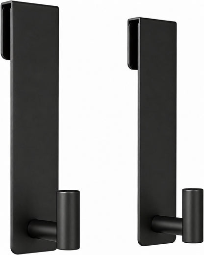 Shower Door Hooks Fit 3/8' (10mm) Glass Door, 2 Pack