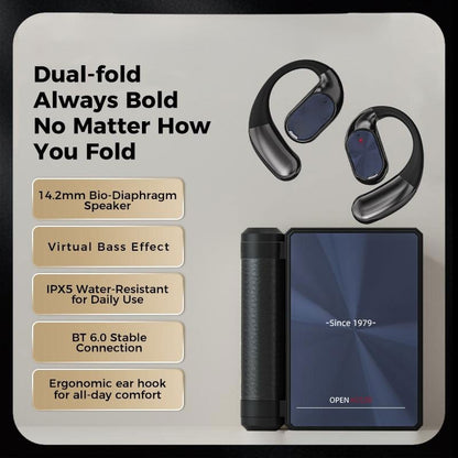 🔥Monster Ear Buds  - Headphones Bluetooth with Dual-Fold Design