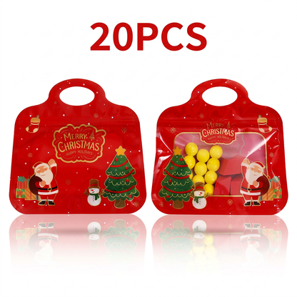 🎅LAST DAY SALE🎄Bestseller Self-Sealing Christmas Candy and Cookie Bags🍪Festive Self-Seal Treat Bags