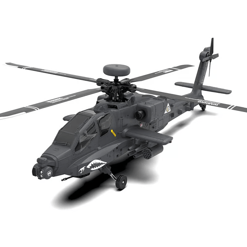 💯YU XIANG F11-S AH64 Apache RC Helicopter 1/32 2.4G 6CH RTF GPS Smart Version