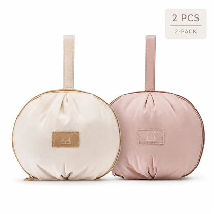 Women's Travel Underwear Packing Cube, Multi-Compartment Portable Luggage Organizer Bag for Lingerie, Bras and Accessories