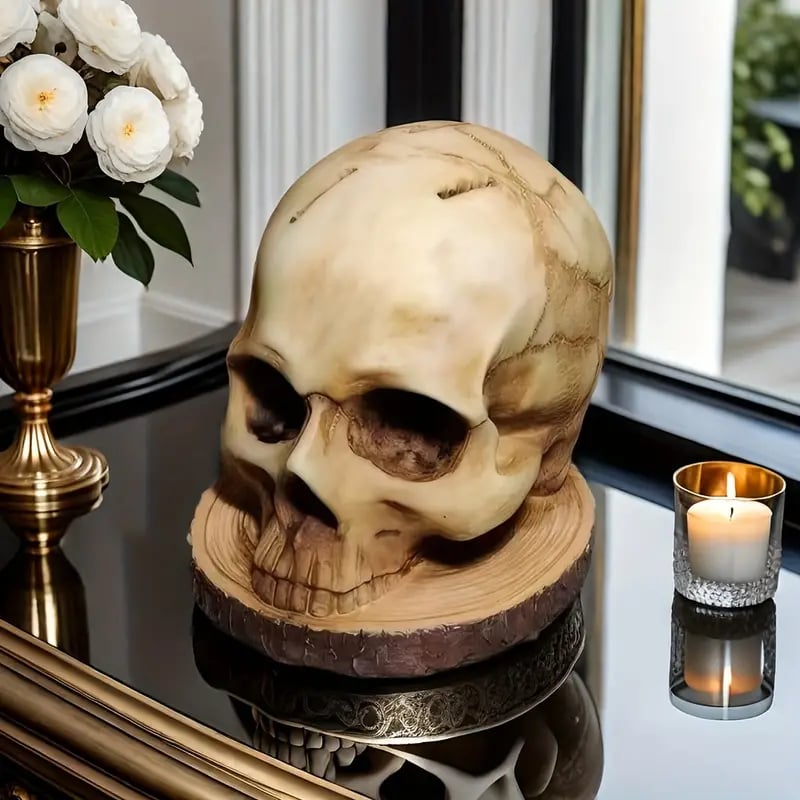🏆 Best seller - ☠️Gothic Skull Knife Holder✨